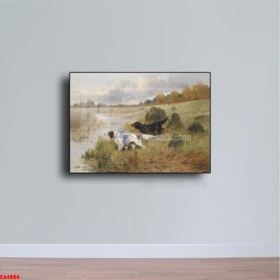 Ảnh gốc Tranh sơn dầu phong cảnh châu âu CA4894 (độ nét cao) in mica