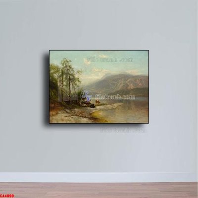 File PSD Tranh sơn dầu phong cảnh châu âu CA4899 (bản gốc) cho nhà in