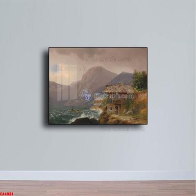 Download file gốc Tranh sơn dầu phong cảnh châu âu CA4931 (dùng cho in ấn)