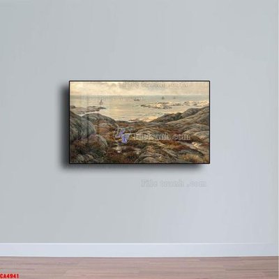 File ảnh Tranh sơn dầu phong cảnh châu âu CA4941 (gốc) in PP, decal