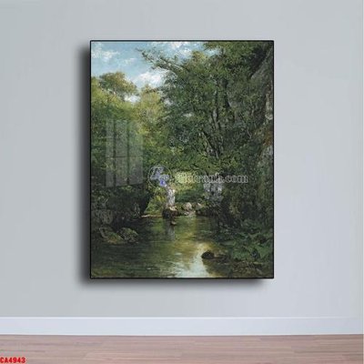 File tranh quảng cáo Tranh sơn dầu phong cảnh châu âu CA4943 (download file gốc)