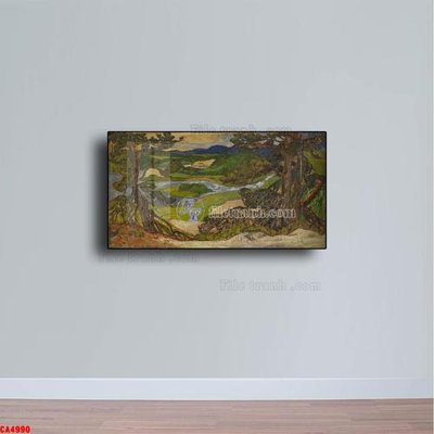 File tranh Tranh sơn dầu phong cảnh châu âu CA4990 (gốc) chủ đề tĩnh vật