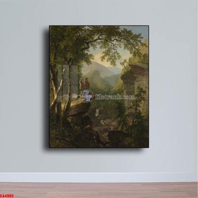 File tranh quảng cáo Tranh sơn dầu phong cảnh châu âu CA4992 (file gốc) chuyên nghiệp