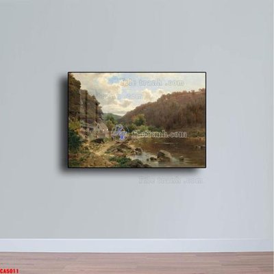 File gốc Tranh sơn dầu phong cảnh châu âu CA5011 (phong cách) cổ điển