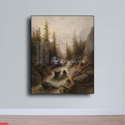 Mua file ảnh gốc Tranh sơn dầu phong cảnh châu âu CA5051 (chất lượng cao)