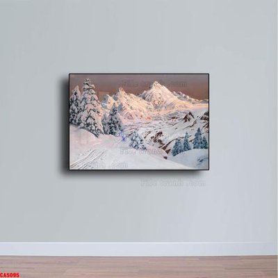 File gốc Tranh sơn dầu phong cảnh châu âu CA5095 (in tráng gương) hiện đại