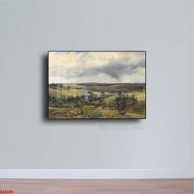 File tranh gốc Tranh sơn dầu phong cảnh châu âu CA5101 (bản quyền) độc đáo