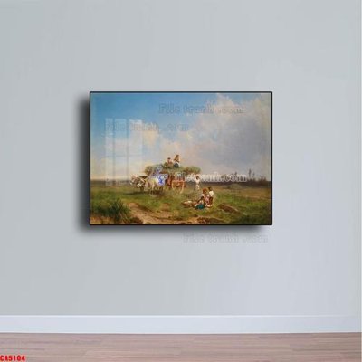 Download file gốc Tranh sơn dầu phong cảnh châu âu CA5104 (in lụa) tranh 3D