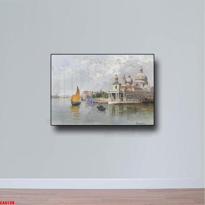 File PSD Tranh sơn dầu phong cảnh châu âu CA5139 (gốc) tách lớp chi tiết