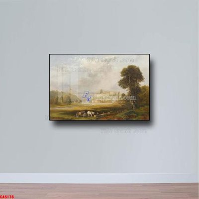 Tệp tin gốc Tranh sơn dầu phong cảnh châu âu CA5176 (dùng cho in ấn) chuyên nghiệp