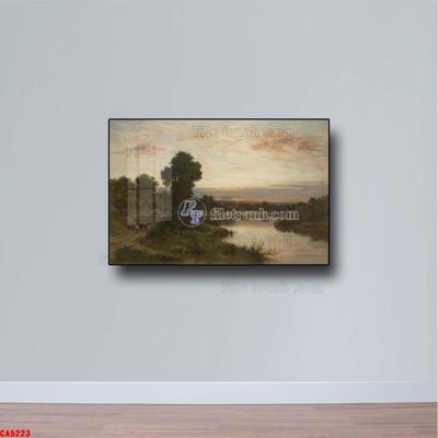 Tải file Tranh sơn dầu phong cảnh châu âu CA5223 (ảnh gốc) in tranh kính