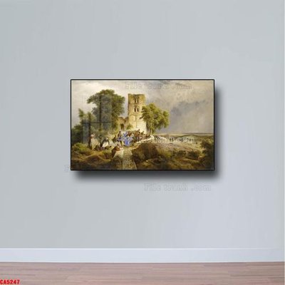 File tranh Tranh sơn dầu phong cảnh châu âu CA5247 (ảnh gốc) cho in ấn kỹ thuật số