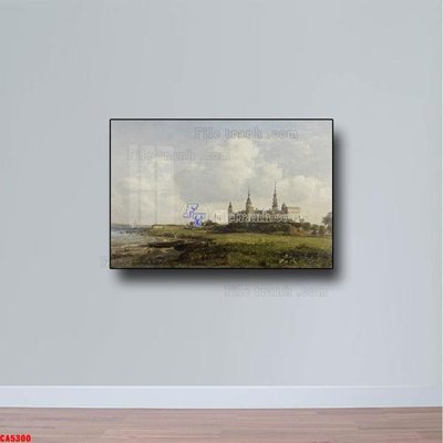 File ảnh Tranh sơn dầu phong cảnh châu âu CA5300 (gốc) in backdrop sự kiện