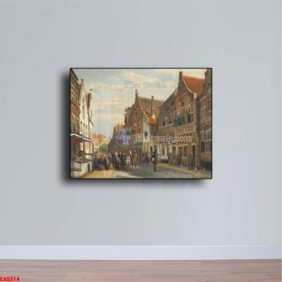 File ảnh gốc Tranh sơn dầu phong cảnh châu âu CA5314 (chuyên in mica)