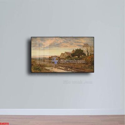 File ảnh Tranh sơn dầu phong cảnh châu âu CA5315 (gốc) trang trí khách sạn