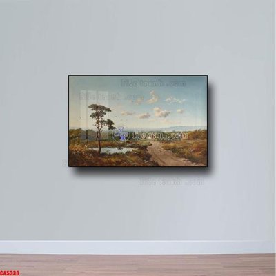 File gốc Tranh sơn dầu phong cảnh châu âu CA5333 (cho in 3D) độc đáo
