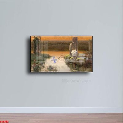 File gốc in ấn Tranh sơn dầu phong cảnh châu âu CA5362 độ phân giải cao