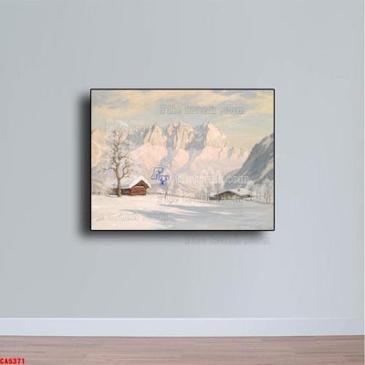 File gốc Tranh sơn dầu phong cảnh châu âu CA5371 (ảnh chi tiết) để in trần