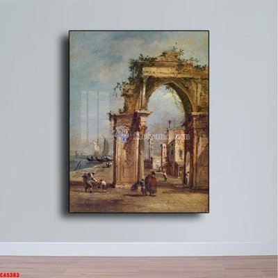 File tranh quảng cáo Tranh sơn dầu phong cảnh châu âu CA5383 (file gốc) chuyên nghiệp