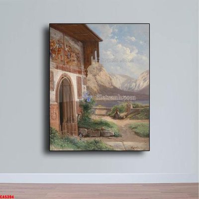 File tranh gốc Tranh sơn dầu phong cảnh châu âu CA5394 (bản quyền) Filetranh.com
