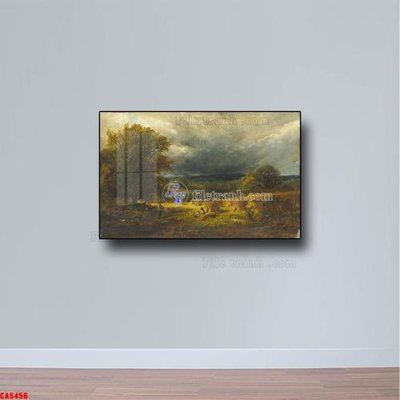 File tranh Tranh sơn dầu phong cảnh châu âu CA5456 (bản gốc) treo phòng ăn