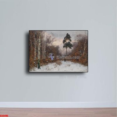 File tranh Tranh sơn dầu phong cảnh châu âu CA5495 (bản gốc) in lụa 5D