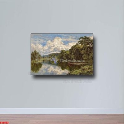 Tải file Tranh sơn dầu phong cảnh châu âu CA5523 (PSD) cho in tranh kính