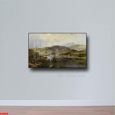 File tranh Tranh sơn dầu phong cảnh châu âu CA5529 (bản gốc) trang trí văn phòng