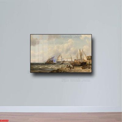 Hình ảnh file gốc Tranh sơn dầu phong cảnh châu âu CA5552 cho in UV