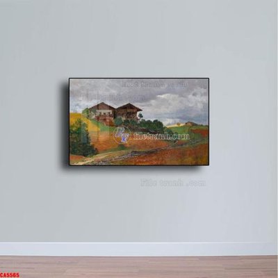 Tải file gốc Tranh sơn dầu phong cảnh châu âu CA5565 (in khổ lớn) quảng cáo