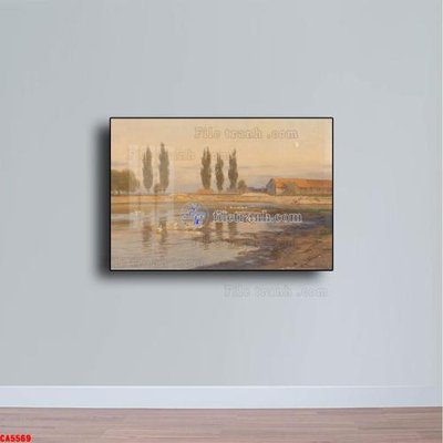 File tranh Tranh sơn dầu phong cảnh châu âu CA5569 (gốc) chủ đề thiên nhiên