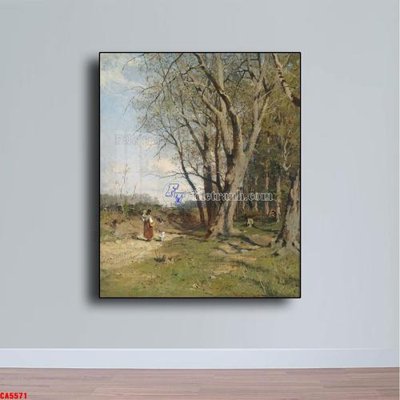 Tải file Tranh sơn dầu phong cảnh châu âu CA5571 (ảnh gốc) in tranh kính