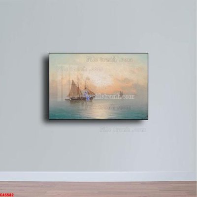 Tải file gốc Tranh sơn dầu phong cảnh châu âu CA5582 dùng cho in ấn