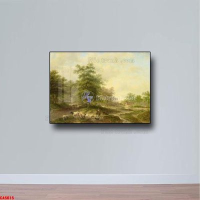 File PSD Tranh sơn dầu phong cảnh châu âu CA5615 (nguyên gốc) chất lượng cao