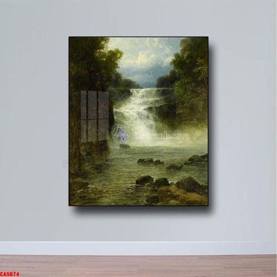 Tải file Tranh sơn dầu phong cảnh châu âu CA5674 (gốc) chủ đề tâm linh
