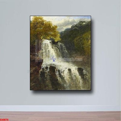 File tranh Tranh sơn dầu phong cảnh châu âu CA5675 (ảnh gốc) in trần nhà