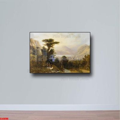 File tranh ảnh gốc Tranh sơn dầu phong cảnh châu âu CA5696 dùng cho in khổ lớn