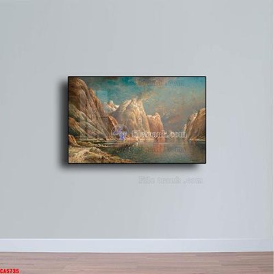 Tải về file gốc Tranh sơn dầu phong cảnh châu âu CA5735 (dùng cho in quảng cáo)