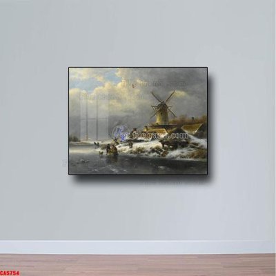 File gốc Tranh sơn dầu phong cảnh châu âu CA5754 (ảnh chi tiết) để in trần