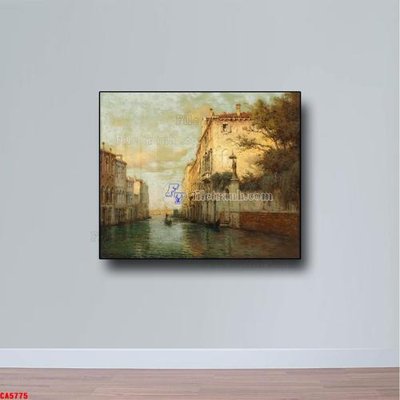 File gốc Tranh sơn dầu phong cảnh châu âu CA5775 (chuẩn CMYK) cho nhà in