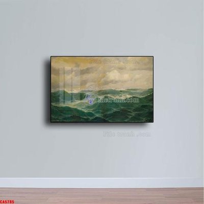 Download file gốc Tranh sơn dầu phong cảnh châu âu CA5785 (in lụa) hoa lá