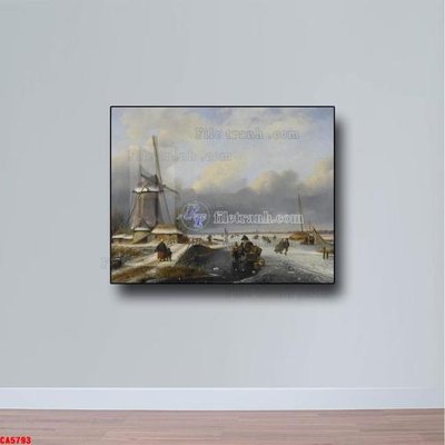 File tranh Tranh sơn dầu phong cảnh châu âu CA5793 (bản gốc) treo tường