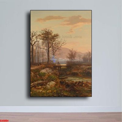 File gốc Tranh sơn dầu phong cảnh châu âu CA5804 (cho in ấn) từ kho Filetranh