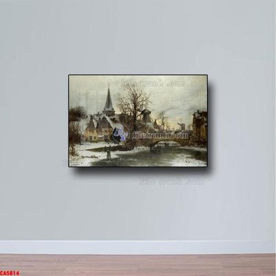 Download file tranh PSD Tranh sơn dầu phong cảnh châu âu CA5814 để chỉnh sửa