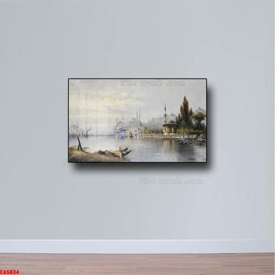 File in trần Tranh sơn dầu phong cảnh châu âu CA5834 (bản gốc) đại dương