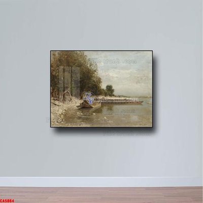 File gốc Tranh sơn dầu phong cảnh châu âu CA5864 (in tráng gương) nghệ thuật