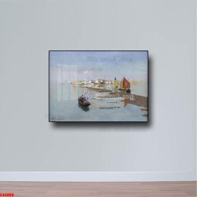 File in lụa Tranh sơn dầu phong cảnh châu âu CA5869 (tân cổ điển) Tranh sơn dầu phong cảnh châu âu CA5869