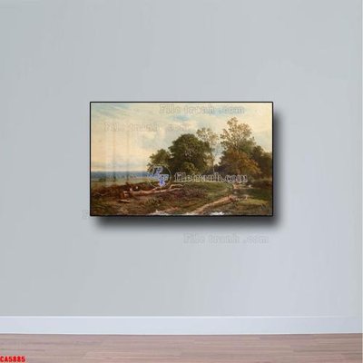 File tranh Tranh sơn dầu phong cảnh châu âu CA5885 (bản gốc) treo phòng ăn