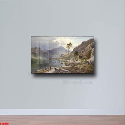 File ảnh Tranh sơn dầu phong cảnh châu âu CA5906 (gốc) in poster
