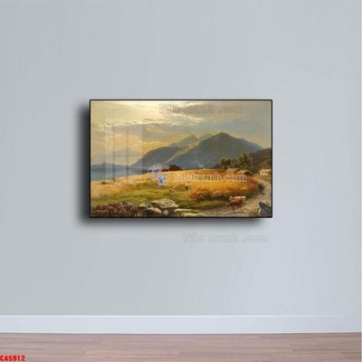 Download file Tranh sơn dầu phong cảnh châu âu CA5912 (chất lượng in ấn)